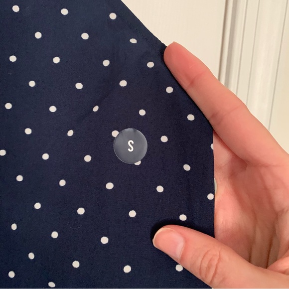 Retro A&F Navy & White Polkadot Camisole - Picture 6 of 10